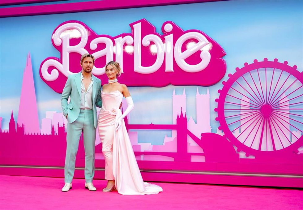 Archivo - Photocall promocional de la pelócula Barbie 