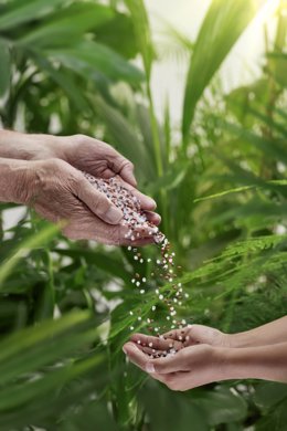 elho | Granulado plástico reciclado.