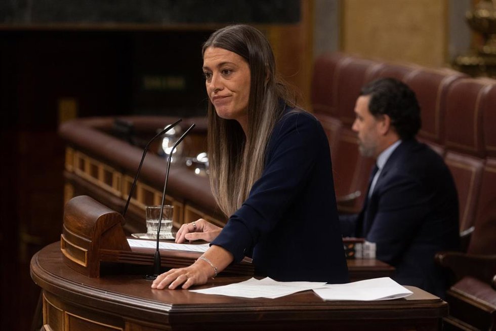 La portavoz de Junts en el Congreso, Míriam Nogueras.