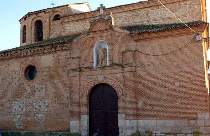 Imagen de la iglesia de San Juan en Olmedo (Valladolid)