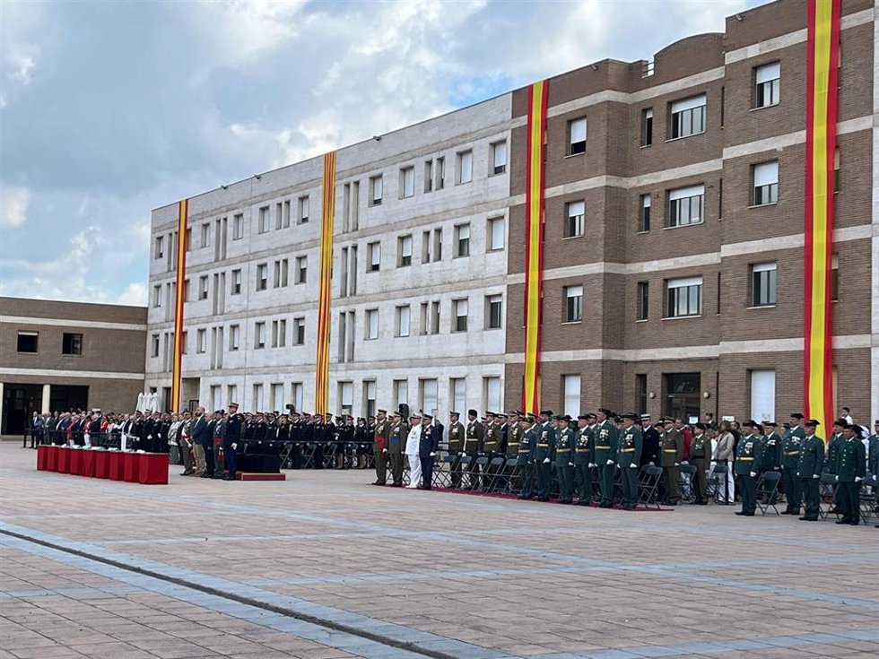 Celebración del 180 aniversario de la Guardia Civil en Sant Andreu de la Barca (Barcelona)