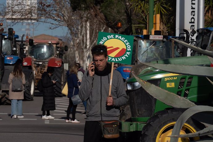 Archivo - Imatge de recurs d'una protesta dels pagesos