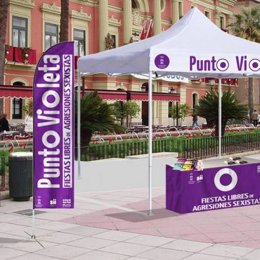 Archivo - Punto Violeta en imagen de archivo.