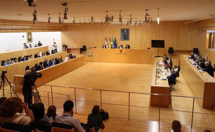 Pleno de la Diputación de Málaga