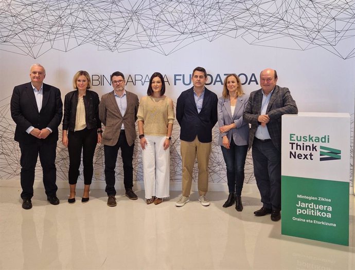 La cabeza de lista del PNV a las elecciones europeas, Oihana Agirregoitia, en el nuevo encuentro de 'Euskadi Think Next' en Bilbao