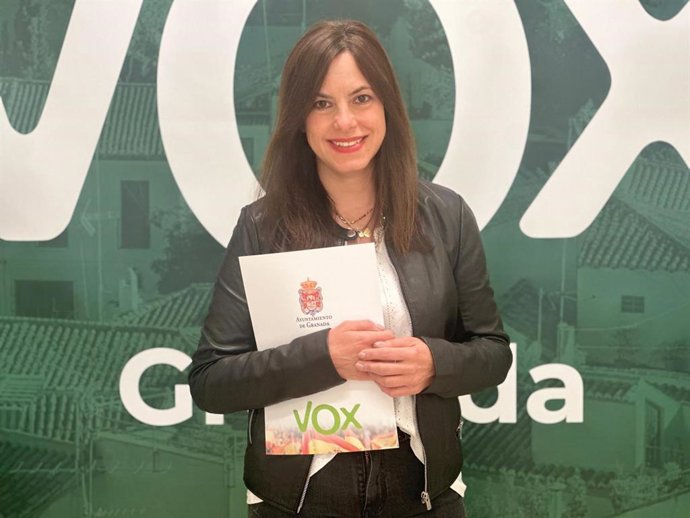 La edil de Vox en el Ayuntamiento de Granada Mónica Rodríguez Gallego