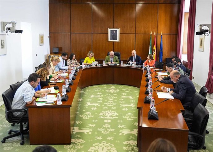 Reunión de la Junta de Portavoces del Parlamento andaluz.