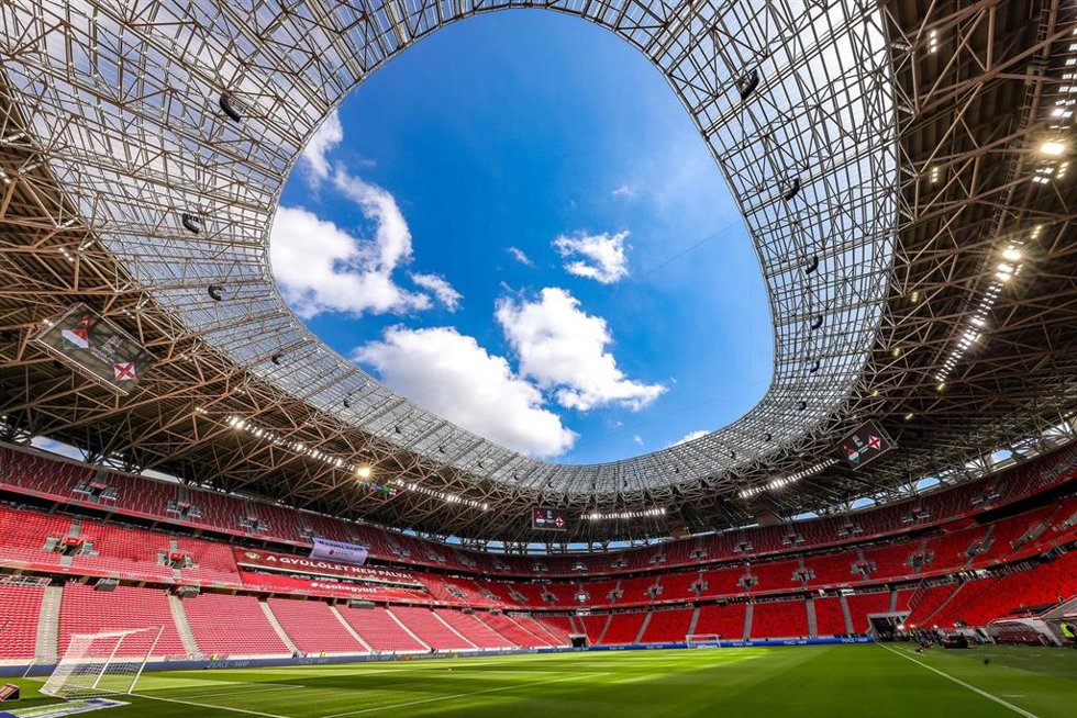 Archivo - Vista general del Puskas Arena en Budapest (Hungría). 