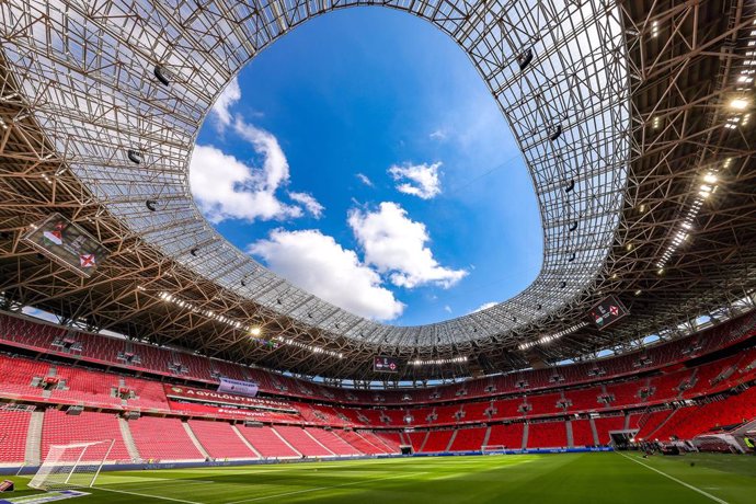 Archivo - General view during the UEFA Nations League, League A - Group 3 football match between Hungary and England on June 4, 2022 at Puskas Arena Park in Budapest, Hungary - Photo Nigel Keene / ProSportsImages / DPPI