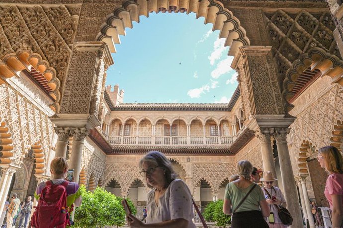 Imagen de recurso del Patio de las Doncellas del Real Alcázar de Sevilla. 