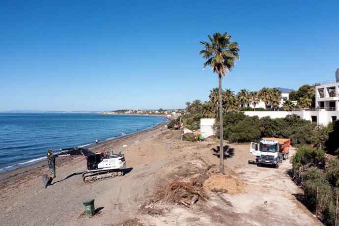 Comienzan las obras de un nuevo tramo de corredor litoral en la zona de Benamara de Estepona.