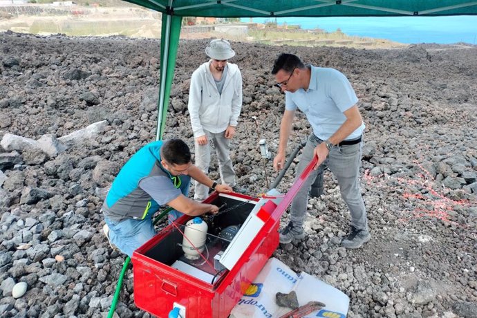 El proyecto de investigación Energía Geotérmica Somera para las Islas Canarias (SAGE4CAN) ha culminado con éxito un ensayo de respuesta térmica (TRTs) en una de las coladas del volcán Tajogaite en La Palma