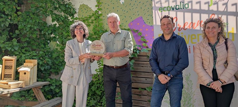 Entrega del premio al IES Oretania