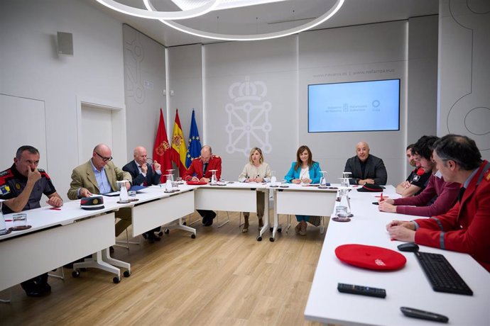 Imagen del encuentro entre representantes de Navarra y Canarias