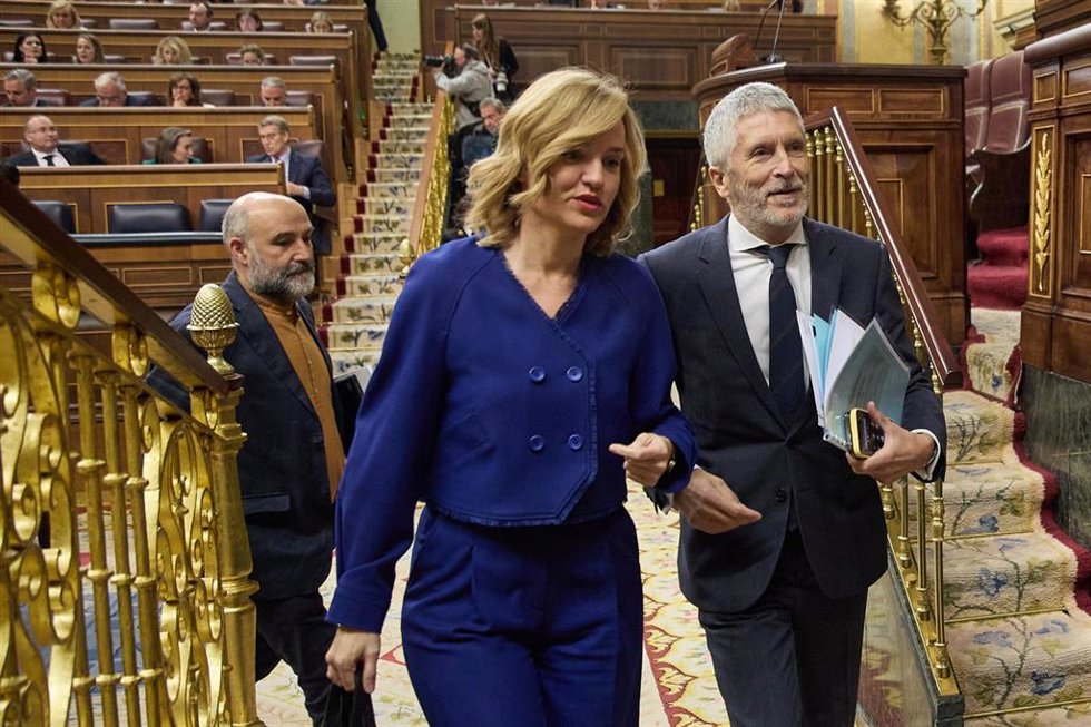 La ministra Portavoz, de Educación, Formación Profesional y Deporte, Pilar Alegría.