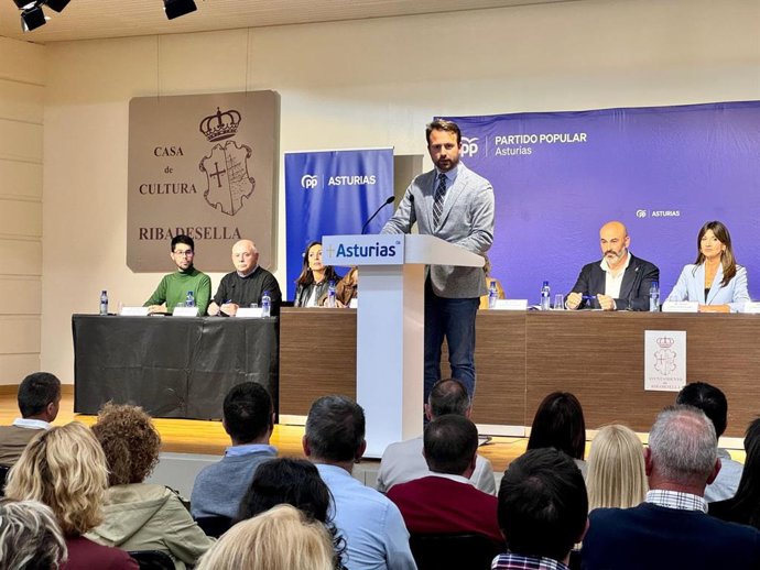El presidente del PP de Asturias, Álvaro Queipo.