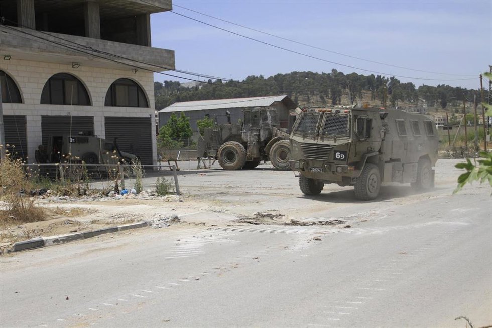 Fuerzas israelíes en Yenín, Cisjordania, a 22 de mayo de 2024