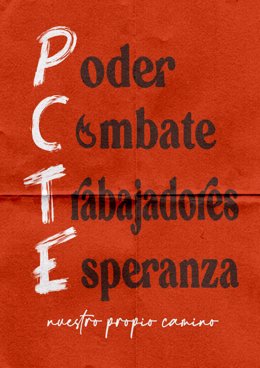 Cartel de campaña del PCTE