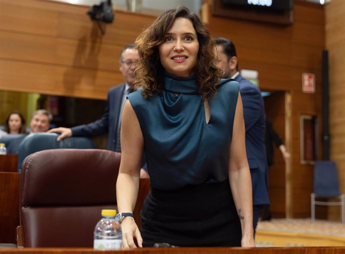 La presidenta de la Comunidad de Madrid, Isabel Díaz Ayuso.