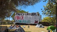 Estudiantes piden a la Universidad de Cádiz romper "toda relación" con Israel tras nueve días de acampada por Palestina
