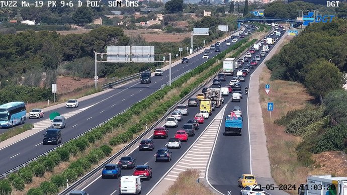 Imagen de la retención en la Ma-19.