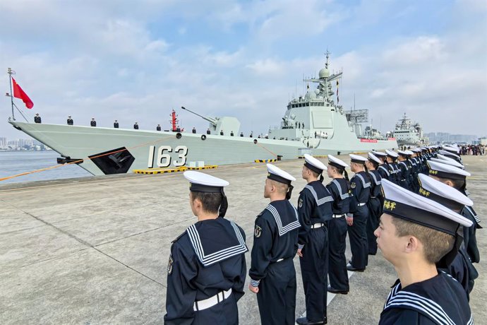 Archivo - Militars de l'Armada de la Xina