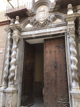 Archivo - Sede del Colegio Notarial de Andalucía en Granada, imagen de archivo 