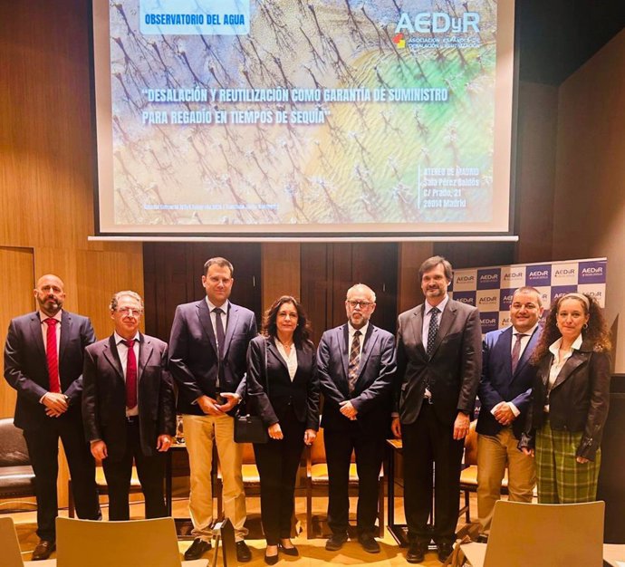 Imagen de las jornadas nacionales organizadas por la Asociación Española de Desalación y Reutilización