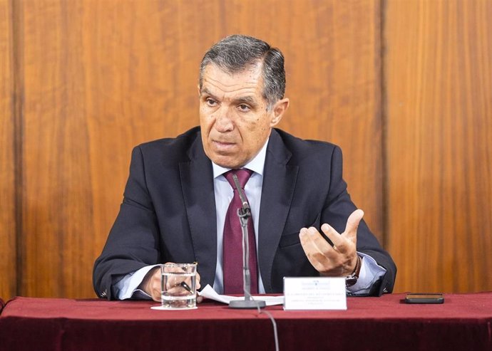 El presidente del TSJA, Lorenzo del Río, en una foto de archivo.