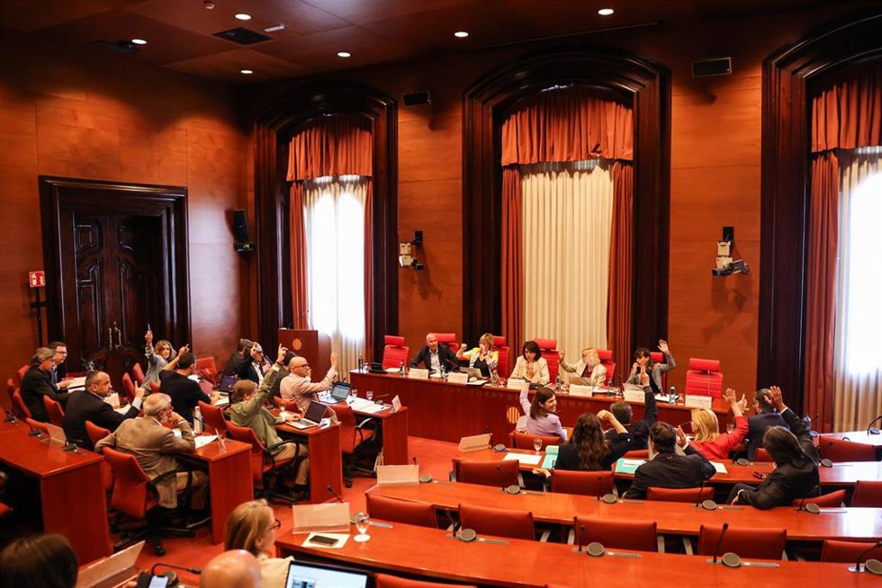 Votación en la Diputación Permanente del Parlament