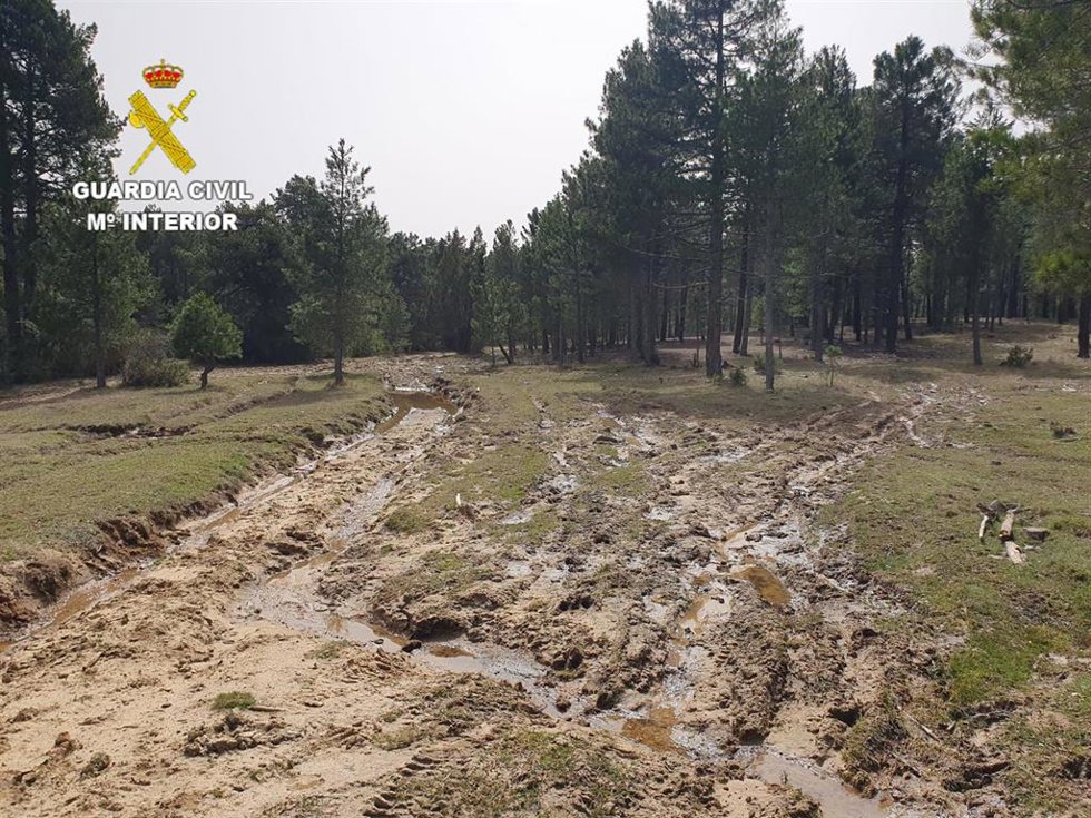 Guardia Civil denuncia la organización de rutas todoterreno en el Parque Natural Serranía de Cuenca.