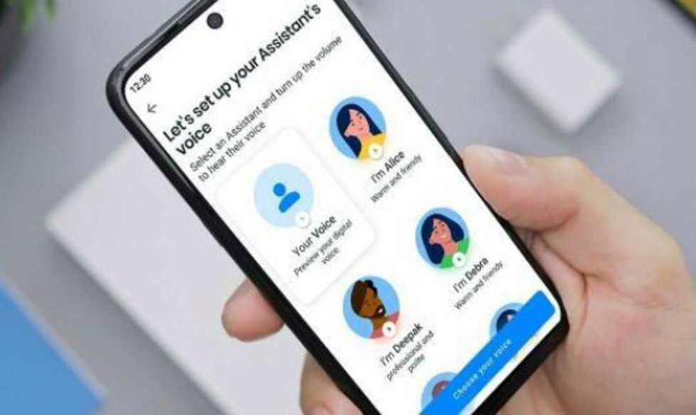 La nueva función del asistente de Truecaller para crear una versión digital de la voz del usuario.