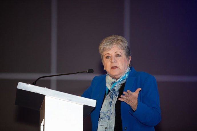 Archivo - La secretaria de Relaciones Exteriores de México, Alicia Bárcena