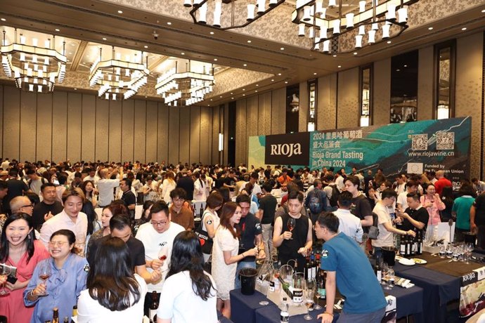 Una de las actividades de promoción de la DOCa Rioja en China