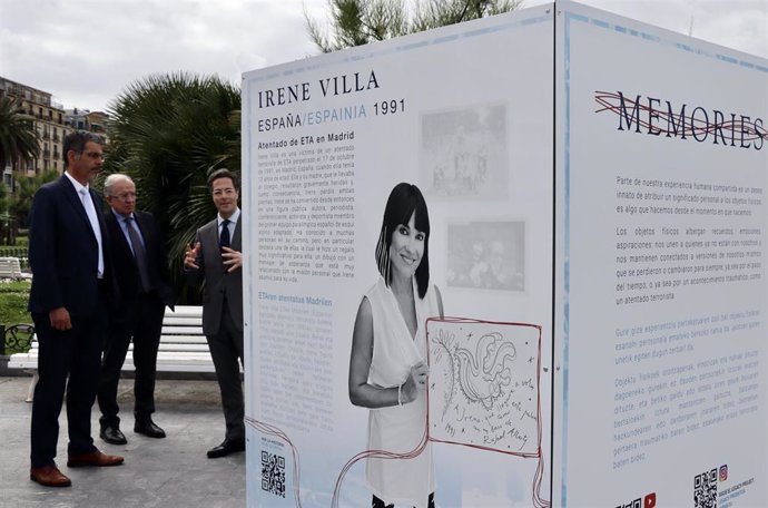 La exposición 'Memories', que muestra 22 historias de víctimas de atentados terroristas, llega a San Sebastián