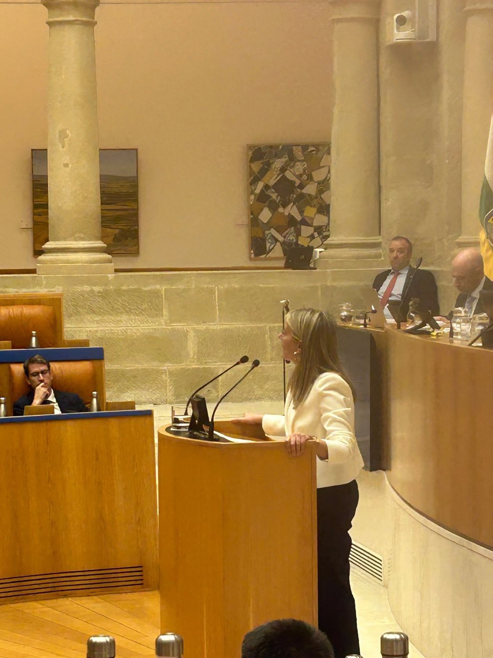 La portavoz del PP, Cristina Maiso