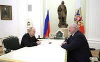Lukashenko recibe a Putin para hablar sobre la participación de Bielorrusia en los ejercicios nucleares rusos
