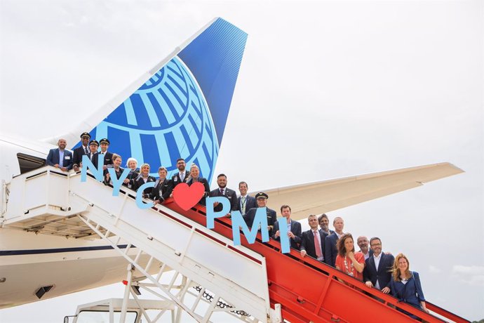 United Airlines reanuda el servicio sin escalas entre Palma de Mallorca y Nueva York para este verano.