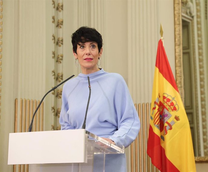 Archivo - La ministra de Inclusión, Seguridad Social y Migraciones, Elma Saiz.