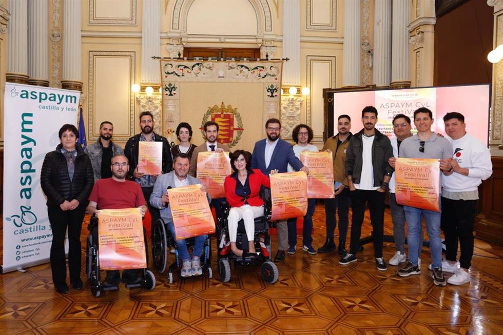 Presentación de 'Festivall' en el Ayuntamiento de Valladolid.