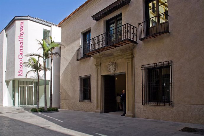 Archivo - Fachada Museo Carmen Thyssen Málaga.