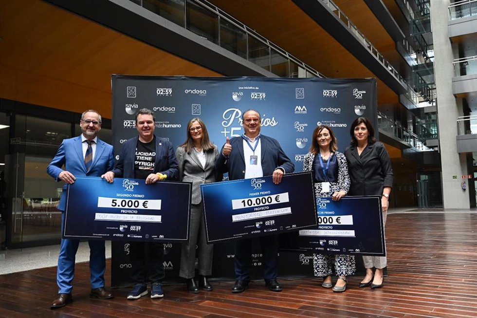 Ganadores de la V Edición de los Premios +50 Emprende.