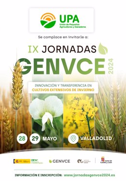 Cartel de las IX Jornadas de Innovación y Transferencia en cultivos extensivos