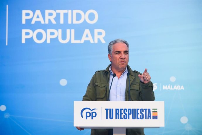 El vicesecretario de Política Autonómica y Municipal del PP, Elías Bendodo