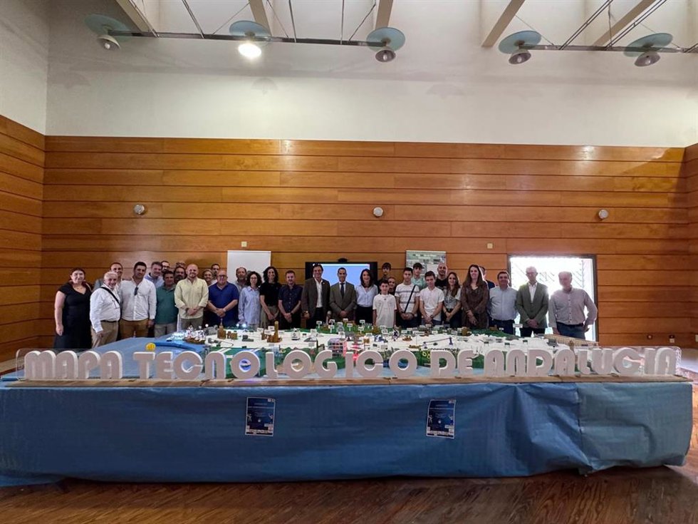 Visita al proyecto 'Mapa tecnológico de Andalucía'.