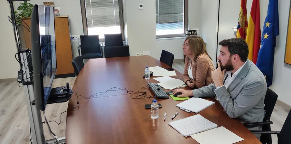 A la reunión extraordinaria se han conectado el jefe de gabinete, José Luis Ferrando, y la directora general de Inclusión Social y Voluntariado, María Charte.