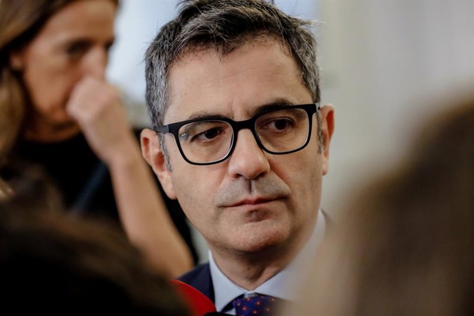 Archivo - Arxiu - El ministre de Presidència, Relacions amb les Corts i Memòria Democràtica, Félix Bolaños