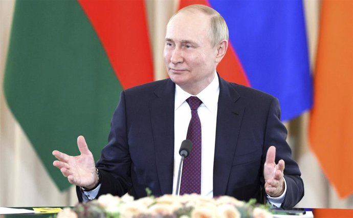 Archivo - El presidente de Rusia, Vladimir Putin, en octubre de 2022