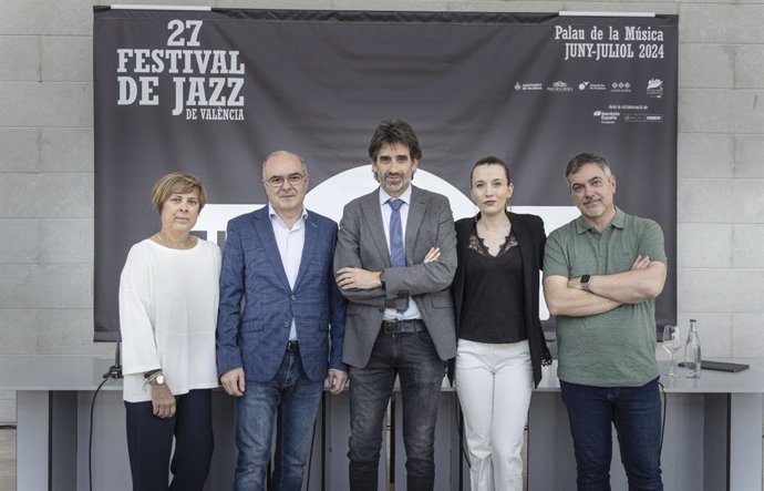 Presentación de la 27ª edición del Festival de Jazz de València en el Palau de la Música.