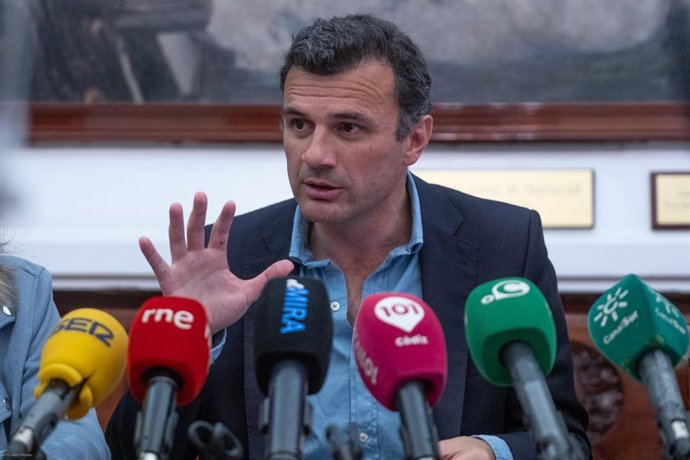 Bruno García en rueda de prensa.